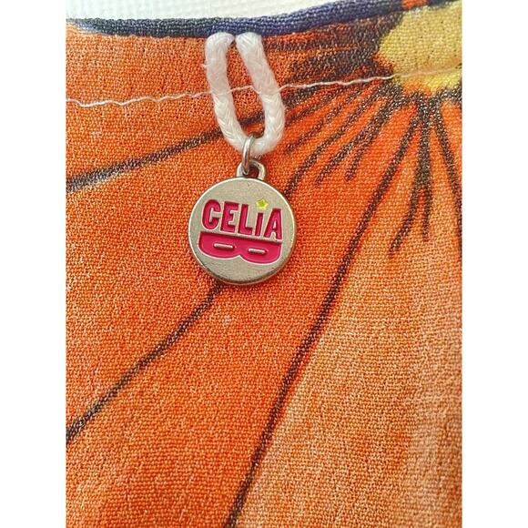 Celia B. Narcisa Mini Dress Womens XS Exaggerated Ruffle Sleeve Floral Print - Picture 16 of 16